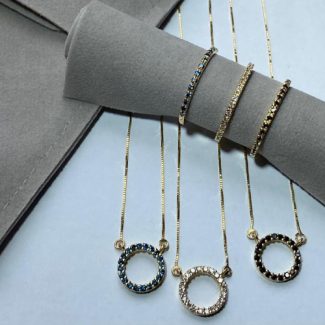 Anillos Cintillos Diamantes 18K ley 750