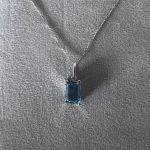 Dije Topacio london blue